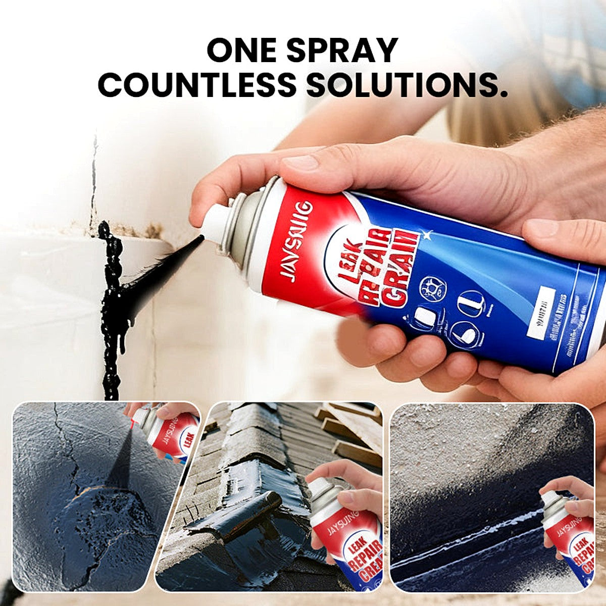Leak Repair Waterproof Sealant Spray (Pack of 2)