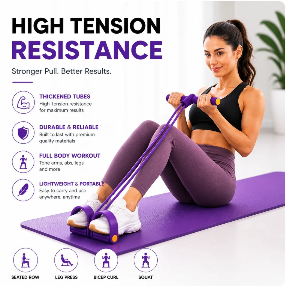 Moves: seated row, leg press, bicep curl, squat
